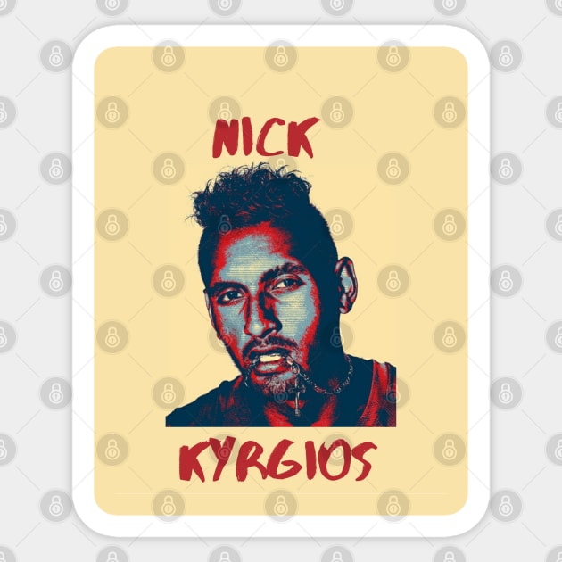 nick kyrgios Sticker by BorodinaAlen